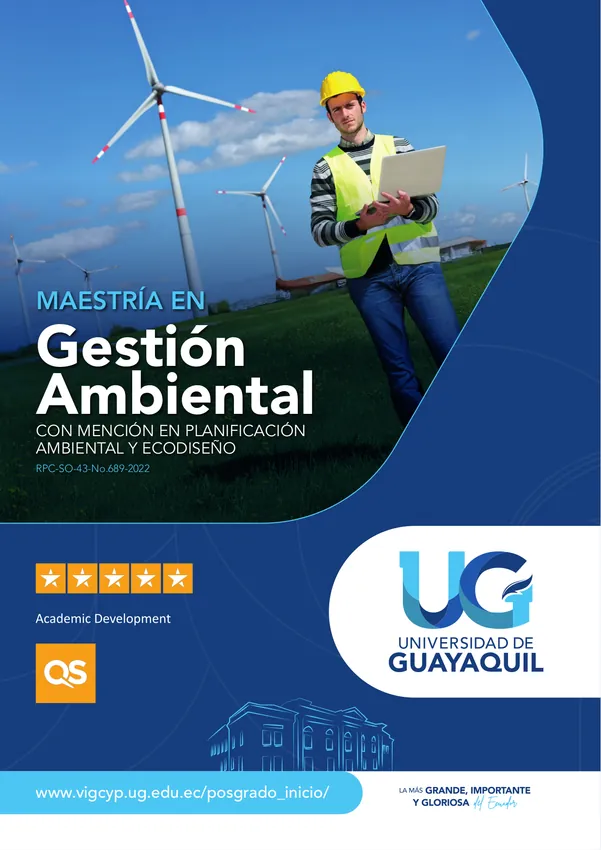 Maestría en Gestión Ambiental con Mención en Planificación Ambiental y Ecodiseño