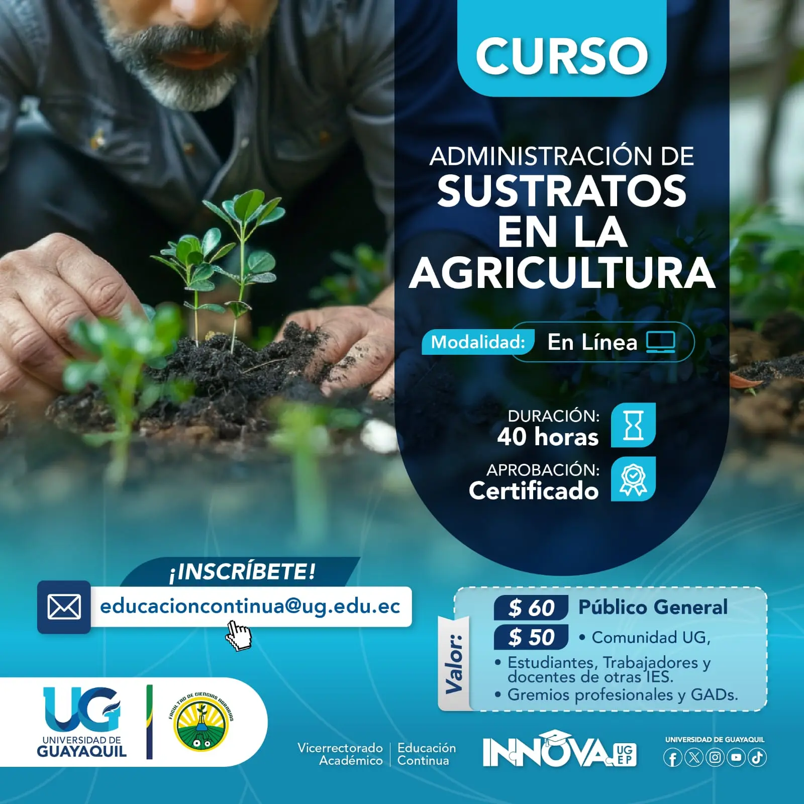 Administración de Sustratos de la Agricultura